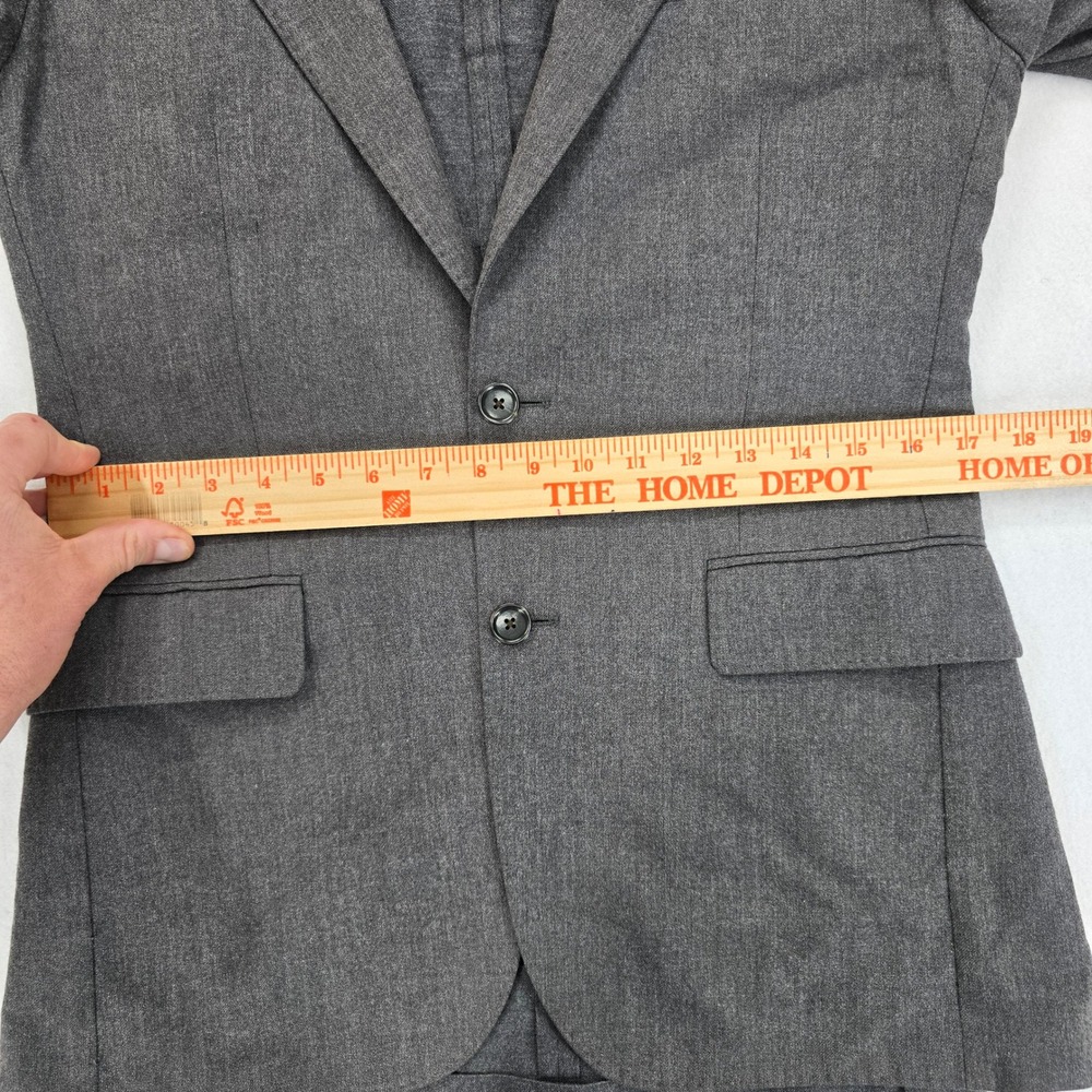 J.Crew Ludlow Suit Mens 36R Gray Slim Moon Cloth Blazer Pants Unlined 2 Button - Picture 11 of 16